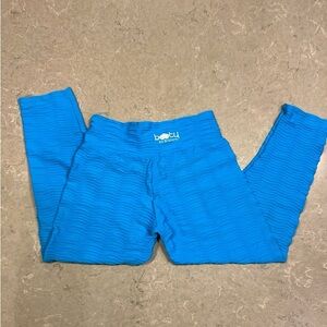 Booty by Brabants Lua Cropped Original Textured Workout Leggings | OS